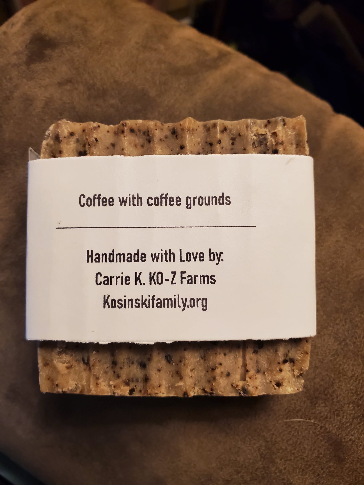 Coffee with Grounds Goat Milk Soap