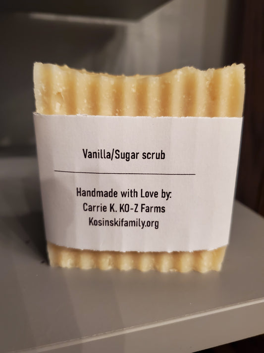 Vanilla/Sugar Scrub Goat Milk Soap